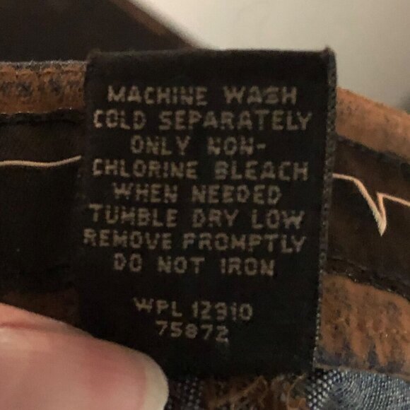 Women's Venezia Plus Size Suede Feeling Brown Distressed Size 26 Pant - Picture 8 of 8